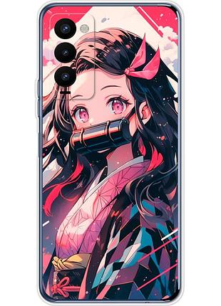 Чохол силіконовий з картинкою на tecno camon 18p (аніме, anime)