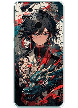 Чехол силиконовый с картинкой на xiaomi poco с40 (аниме, anime)