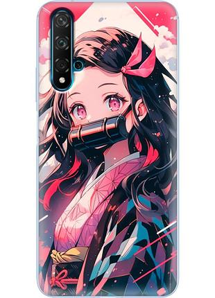 Чохол силіконовий з картинкою на huawei nova 5t (аніме, anime)