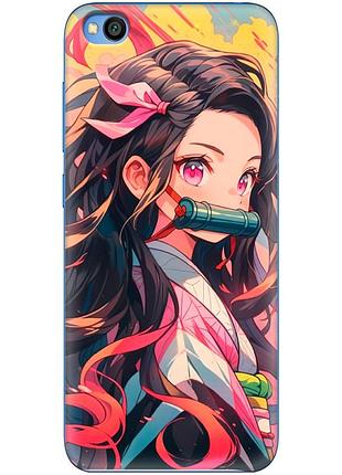 Чохол силіконовий з картинкою на xiaomi redmi go (аніме, anime)