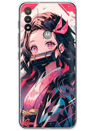 Чохол силіконовий з картинкою на motorola e20 (аніме, anime)
