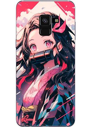 Чохол силіконовий з картинкою на samsung galaxy a8 2018 (a530) (аніме, anime)