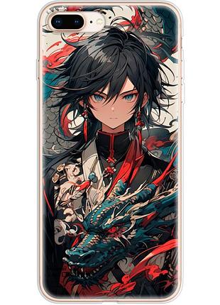 Чохол силіконовий з картинкою на iphone 8 plus (аніме, anime)