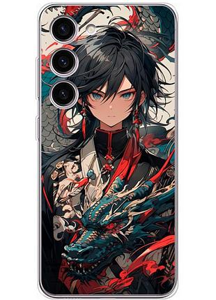 Чехол силиконовый с картинкой на samsung galaxy s23 (s911) (аниме, anime)