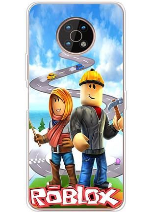 Чохол силіконовий з картинкою на nokia g50 (роблокс, roblox)