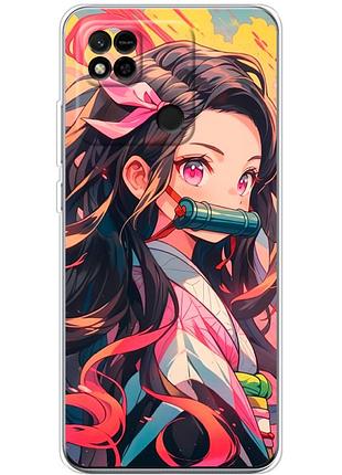 Чехол силиконовый с картинкой на xiaomi redmi 10a (аниме, anime)