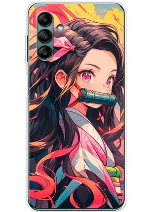 Чехол силиконовый с картинкой на samsung galaxy a04s (a047) (аниме, anime)