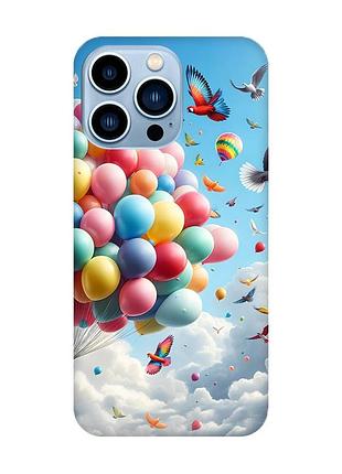 Чехол на iphone 13 pro max :: воздушные шарики (принт 365)