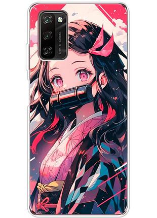 Чохол силіконовий з картинкою на blackview a100 (аніме, anime)