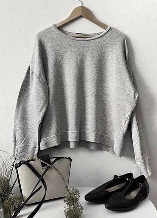 Котоновий світшот оверсайз zara
