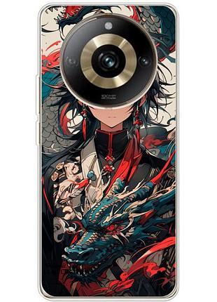 Чехол силиконовый с картинкой на realme 11 pro plus (аниме, anime)