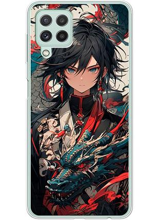 Чехол силиконовый с картинкой на samsung galaxy m32 (m325) (аниме, anime)