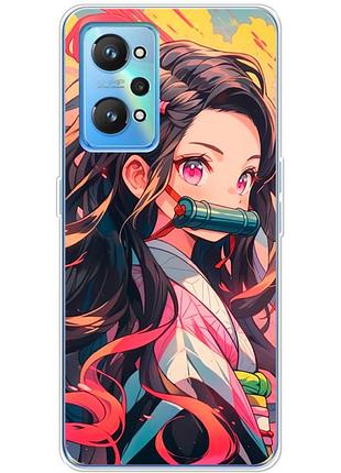 Чехол силиконовый с картинкой на realme gt neo 2 (аниме, anime)