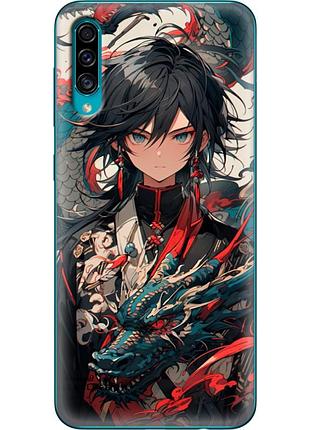 Чехол силиконовый с картинкой на samsung galaxy a30s (a307) (аниме, anime)