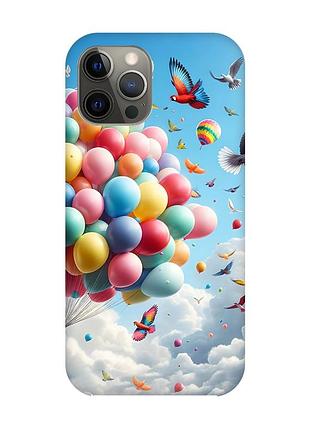 Чохол на iphone 12 pro max :: повітряні кульки (принт 365)