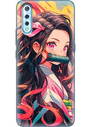 Чехол силиконовый с картинкой на vivo v17 neo (аниме, anime)