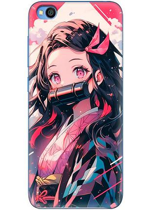 Чехол силиконовый с картинкой на xiaomi redmi go (аниме, anime)