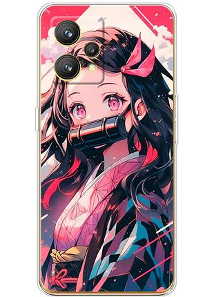 Чехол силиконовый с картинкой на realme 9 (аниме, anime)