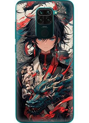 Чехол силиконовый с картинкой на xiaomi redmi 10x (аниме, anime)