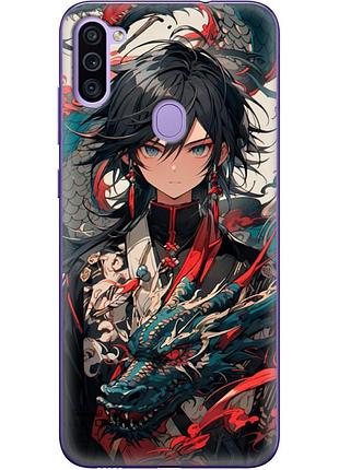 Чехол силиконовый с картинкой на samsung galaxy m11 (m115) (аниме, anime)