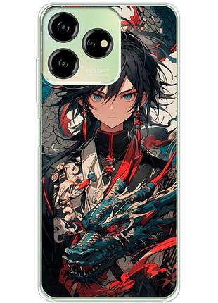 Чехол силиконовый с картинкой на zte blade v50 design 4g (аниме, anime)