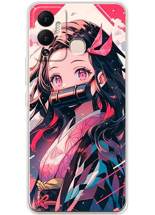 Чехол силиконовый с картинкой на infinix hot 12 play (аниме, anime)