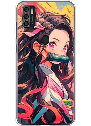 Чехол силиконовый с картинкой на zte blade a7s 2020 (аниме, anime)