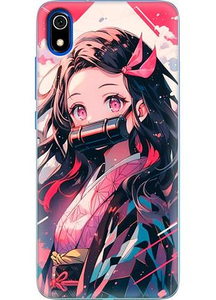 Чехол силиконовый с картинкой на xiaomi redmi 7a (аниме, anime)