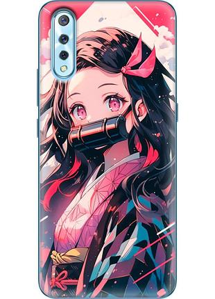 Чехол силиконовый с картинкой на vivo v17 neo (аниме, anime)