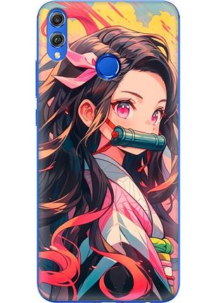 Чехол силиконовый с картинкой на huawei honor 8x (аниме, anime)