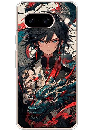 Чохол силіконовий з картинкою на google pixel 8 (аніме, anime)