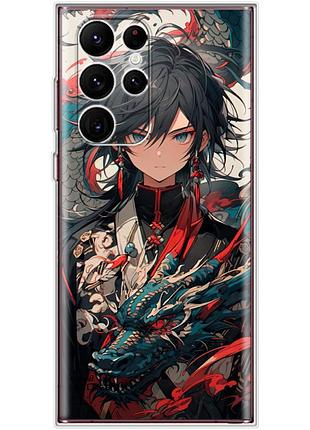 Чохол силіконовий з картинкою на samsung galaxy s22 ultra (s908) (аніме, anime)