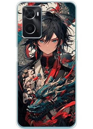 Чехол силиконовый с картинкой на oppo a76 (аниме, anime)
