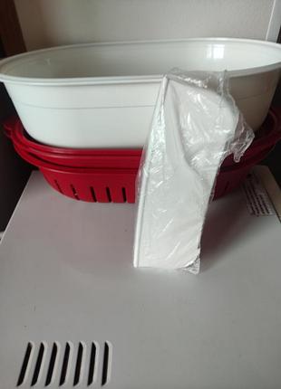 Tupperware контейнер с дуршлагом новый (оригинал