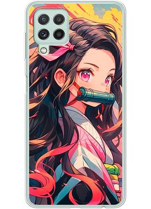 Чехол силиконовый с картинкой на samsung galaxy m32 (m325) (аниме, anime)