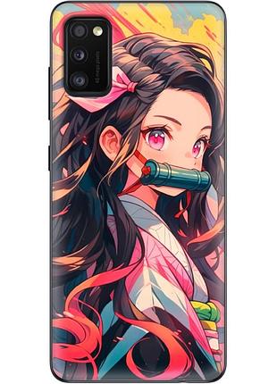 Чехол силиконовый с картинкой на samsung galaxy a41 (a415) (аниме, anime)