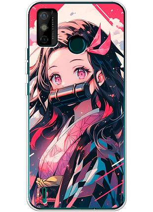 Чохол силіконовий з картинкою на tecno spark 6 go (аніме, anime)