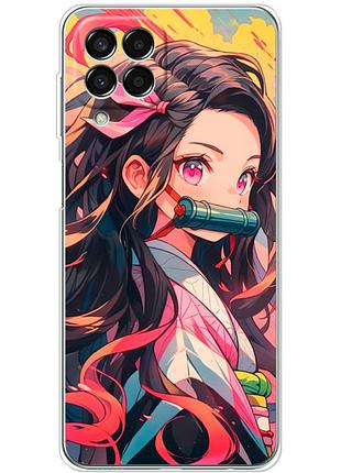 Чехол силиконовый с картинкой на samsung galaxy m33 5g (m336) (аниме, anime)