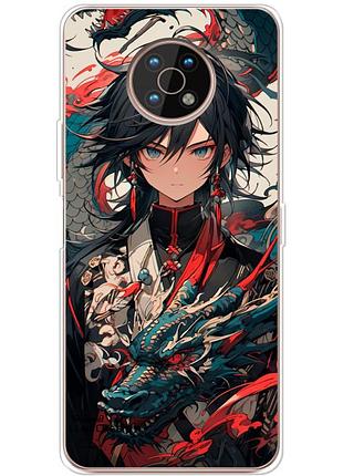 Чехол силиконовый с картинкой на nokia g50 (аниме, anime)