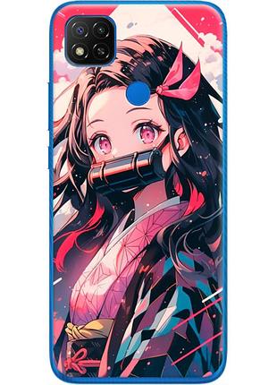 Чехол силиконовый с картинкой на xiaomi redmi 9c (аниме, anime)