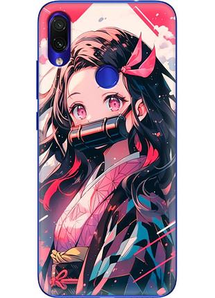 Чохол силіконовий з картинкою на xiaomi redmi note 7 (аніме, anime)