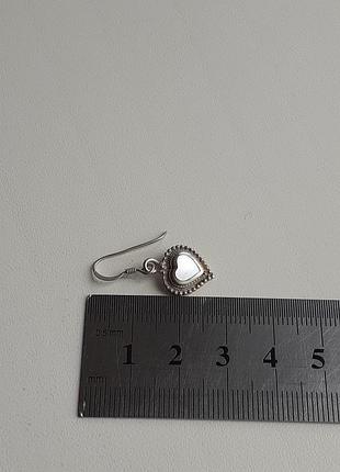 Одиночная серебряная серёжка 4