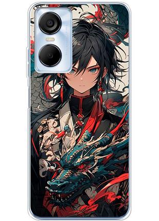 Чохол силіконовий з картинкою на tecno pop 6 pro (аніме, anime)