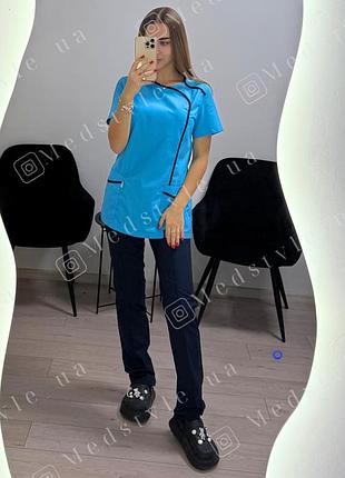 Женский медицинский костюм батист 56