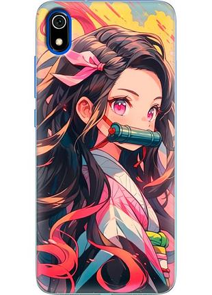 Чохол силіконовий з картинкою на xiaomi redmi 7a (аніме, anime)