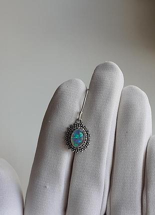 Одиночная серебряная серёжка