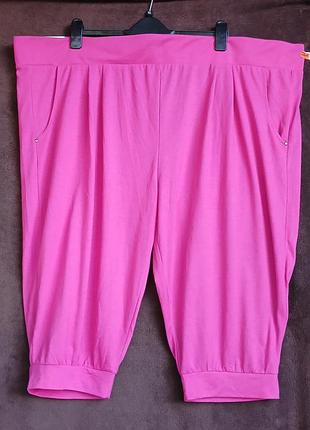 Капри женские летние, 3xl, 56-58,  батл
