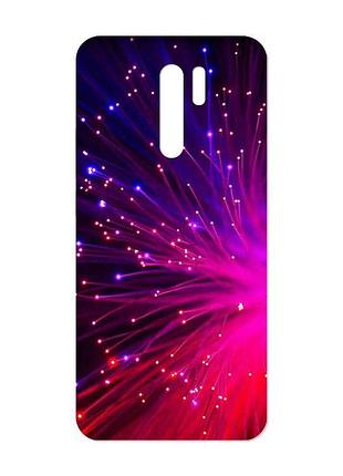 Матовий чохол з чорними боками на xiaomi redmi 9 :: салют (принт 98)
