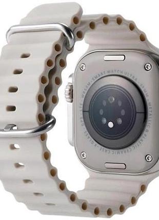 Новые 49 мм apple watch h13 ultra+ (plus) с 1gb собственной пам’яти смарт часы серебристые