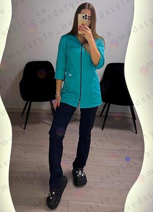 Женский медицинский костюм коттон т243 54